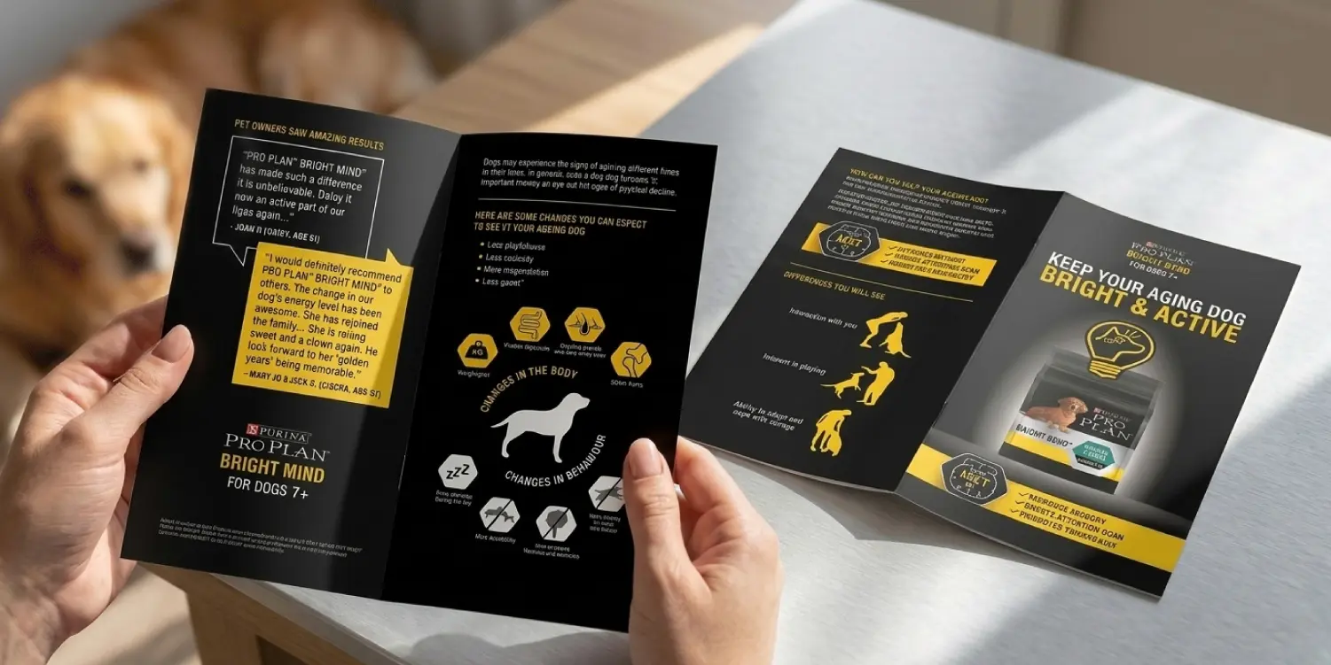 purina pro plan phamplet design